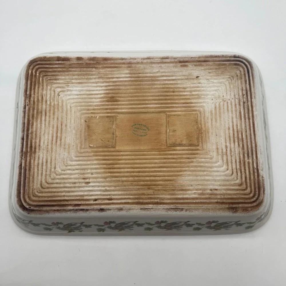 Portmeirion Pottery Serving Dish Wood Duck Anas Spousa‎ England-marks
